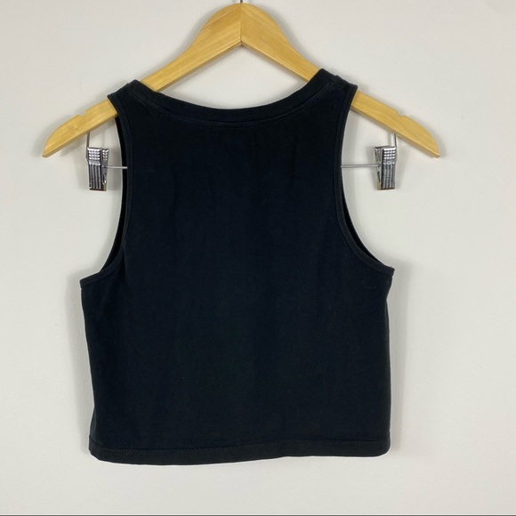 TNA Black Lizzy Cropped Muscle Tank - Picture 4 of 4